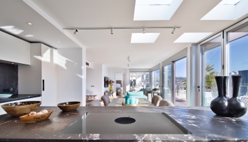 Resa Estates Ibiza te koop penthouse Marina botafoch for sale Ibiza kitchen dining .jpeg
